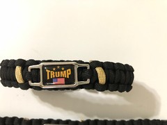 Donald TRUMP Bracelet American Flag Paracord Survival Bracelet 9′