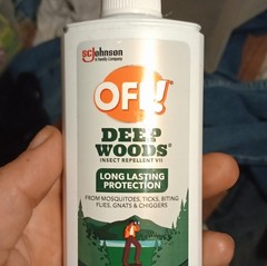 Off! Deep Woods Insect Repellent Long Lasting Protection Mosquito Tick