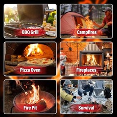 Natural Fire Starters 150pcs Eco-Friendly Charcoal Grill Campfire Tumbleweed New