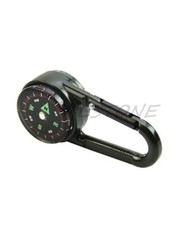 Outdoor Multifunctional Carabiner Clip with Thermometer Compass Dual Display