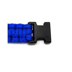 Explorer 9.5″ Survival Paracord Bracelet Navy Nylon Plastic Buckle Camping