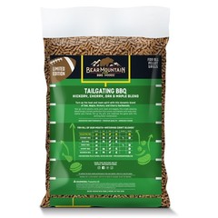 Bear Mountain Tailgating BBQ, Hickory, Cherry, Oak, and Maple Blend, 20 Pounds