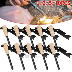 Ferro Flint Fire Starter Rod Lighter Magnesium For Emergency Camping Tool Kit