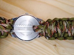 Multicam Emergency Paracord Bands With Tactical Buckle Watch Fishing Keychain