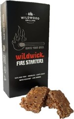 Wildwick Firestarters – Easy to Light, Odorless, Weatherproof & Long Burning