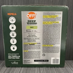OFF! Deep Woods Dry Insect Repellent Spray 3 Pack (2x 6oz + 1x 4oz)