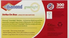 Greenlight Strike on Box Matches, 300 Count, 3 Pack