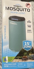 Thermacell Patio Shield Haze Mosquito Repeller Outdoor Scent Free 12hr No Spray