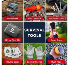 4 Person Emergency Zone Family Prep Survival Kit 😊❤️👍