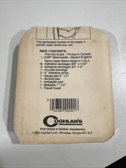 NEW NOS 1992 Coughlans First Aid Kit Pack I Emergency Gear Hunting Hiking Travel