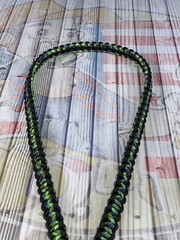 Custom paracord neck ID lanyard W/ OPTIONS (Pick 3 Colors and Hardware) The BEST