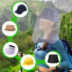 Premium Mosquito Head Net for Insect 2 Pack, Ultra Large & Long, Extra Fine Hole