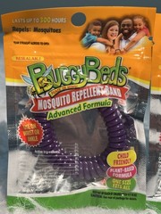 2 NEW Buggy Beds Mosquito/Insect Repellent Band Wristbands- Purple