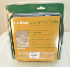 NEW Eton LL Bean FR-200 Emergency Radio Short Wave AM FM Hand Crank Green