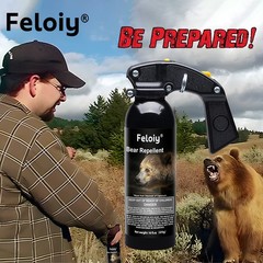 Bear Spray Combo, Max Strength OC Spray 16oz 35ft