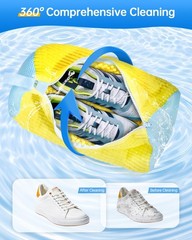 PTAHON Shoe Washing Machine Bag – Reusable Laundry X-Large, Yellow-1PCS