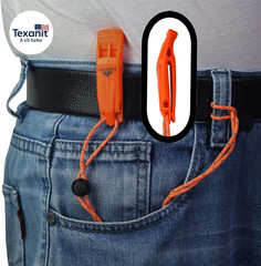 Emergency Whistles with Lanyard Safety Whistle Survival Shrill Loud Blast for Ka