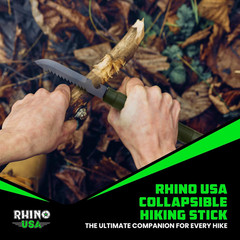 Tactical Hiking Stick with Integrated Survival Kit – Essential Camping Gear for