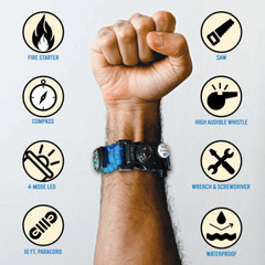 Trek Outfit 20-in-1 Survival Bracelet – 2 Pack