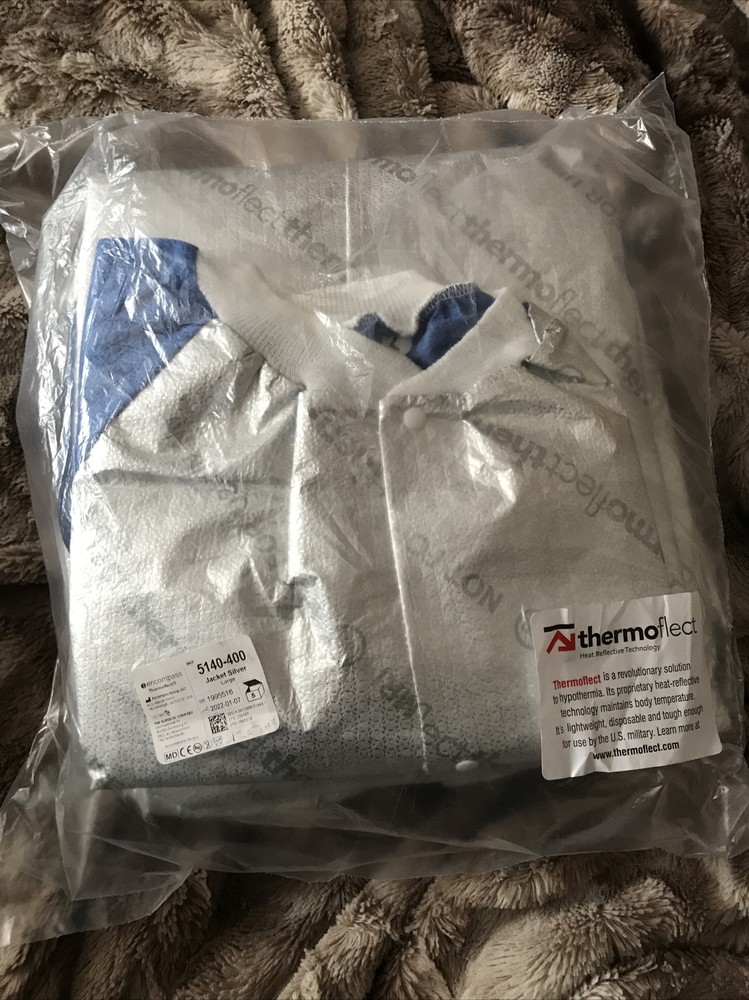 New~Thermoflect Large Silver Jacket 5140-400 Package of 5 Jackets