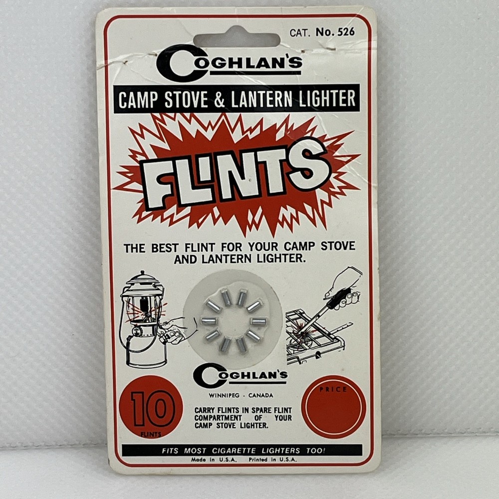 Coghlan’s Replacement Flints (10 Count) Camp Stove Lantern Lighter