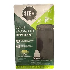 STEM Zone Mosquito Repellent Starter Kit 18 Hour Refill Pod Indoor/Outdoor