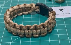 Sparrow’s Handmade Tactical Cobra Weave Style Paracord Bracelet