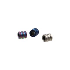 Vctitil 3 Pcs Titanium Alloy TC4 Knife Lanyard Beads,Parachute Cord Bead,Colu…
