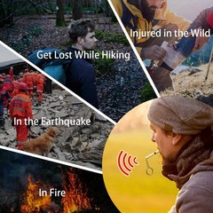 Loud Bear Bell Set to Scare Bears Hiking Essentials for Women Emergency Whistle