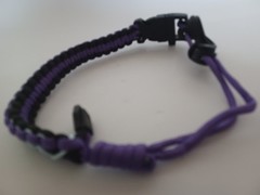 Paracord Survival Hiking Bracelet Fire Starter Compass Whistle