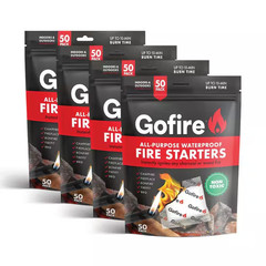 Gofire 200 PCS FIRE STARTERS Camping Hiking Backpacking Campfire Fireplace Grill