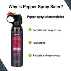 2 Pack Feloiy 11 Ounce Bear Spray Deterrent Max Strength 30 ft New