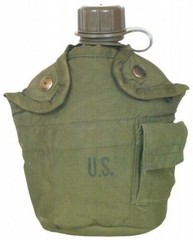 USGI ALICE 1QT OD Canteen Cover w/ OD Canteen and GENUINE US Military Cup VGC