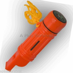 5 in 1 Emergency Whistle Storage Mirror Fire Compass Emergency Survival Kits