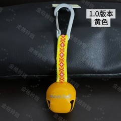 Outdoor Bear Warning Bell Carabiner Clip Hiking Camping Backpack Quick Hook Gear
