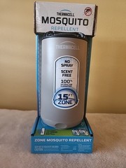 Thermacell Mosquito Repellent 15FT Zone Scent Free w/12-Hour Refill Patio Shield