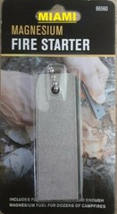 Magnesium Fire Starter Kit  With Flint and Striker Knife