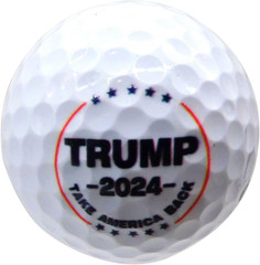 Trump Golf Ball Set President 2024 Election Patriotic Republican Set of 2 | Nove