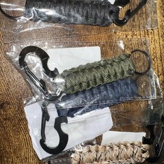 EDC HERCULES Paracord Lanyard Keychain w/ Carabiner Survival Tactical Can Opener