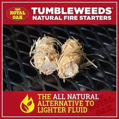 Fire Starter Charcoal 40 Pack Wood Natural Water Resistant No Odor Camping