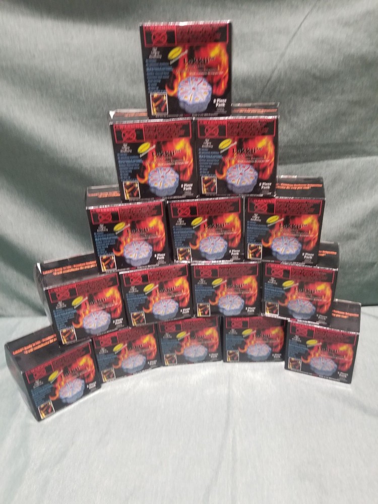 Lot of 15 Lokkii BBQ Briquetts Ready to Lite Grill Campfire Camping Fire Pit Box