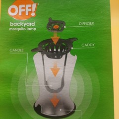 OFF! Backyard Mosquito Lamp Refills 4-Candles and 4-Diffusers New Sealed Package