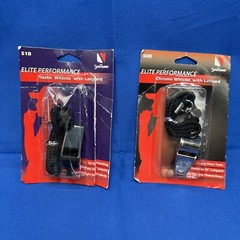 Chrome/Plastic Whistle, SafeTGard 50B Elite Performance w/ 36″ Lanyard, Open Box