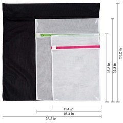 Casaphoria Bra Laundry Bags for Extra Large, green、yellow、red、blue and black