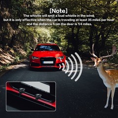 AOCISKA 8 Pieces Deer Whistle,Deer Warning Whistles Device for Car,Save Deer Whi