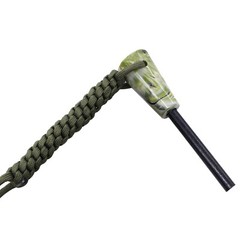 Fire Starter Origin Outdoors Stone, Emergency Whistle, Multitool Scraper, Olive