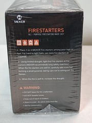 MEKER Fire Starters 64 Pcs Natural Fire Starters for Fireplace Campfires FirePit