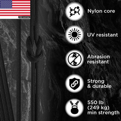 5/32″ Paracord Rope 1000 – 1000Ft / 200Ft / 100Ft / 50Ft – Tactical Parachute Co