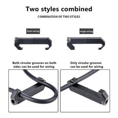 3pcs/Set Wire Guide System Cable Managements Rail Cover Wire Guide Tail Fixed