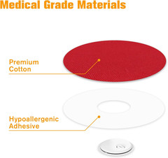 Libre 3 plus Sensor Covers Waterproof, 40Pack Flexible Adhesive Patches